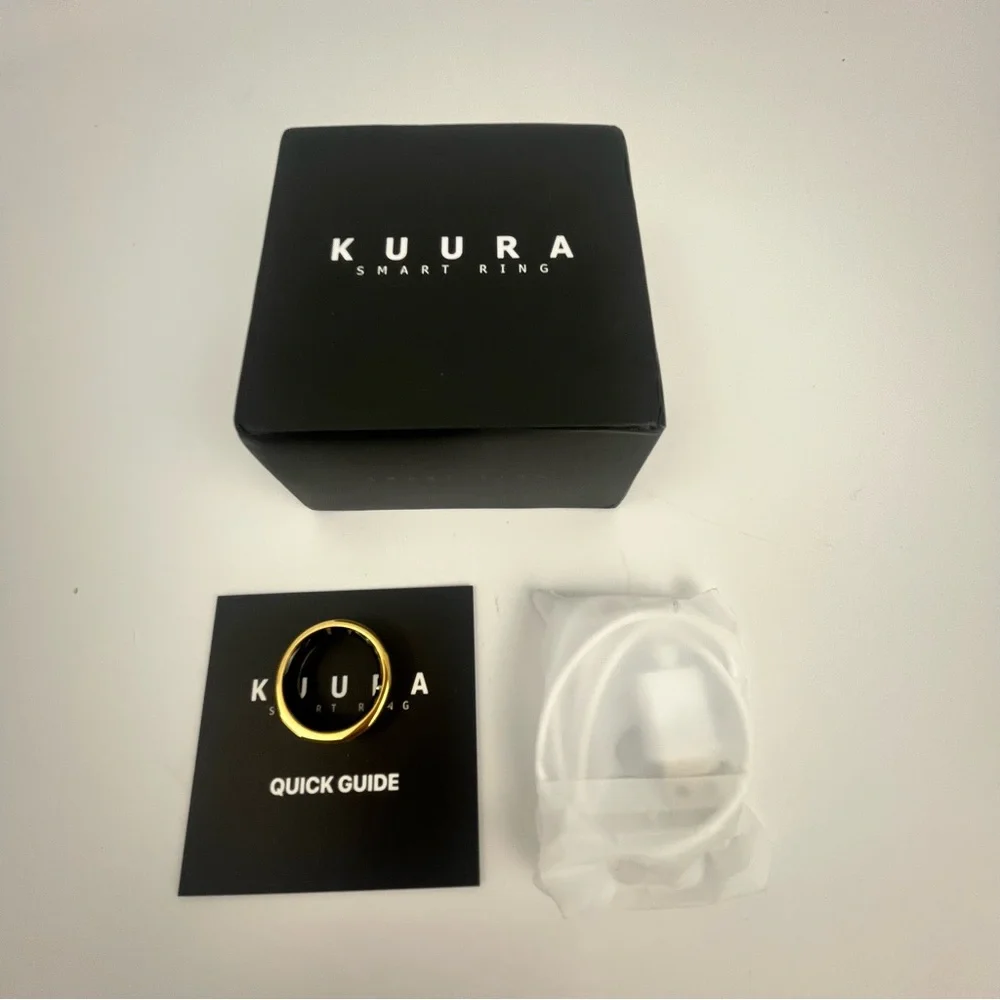 Kuura gold Smart Ring size 8